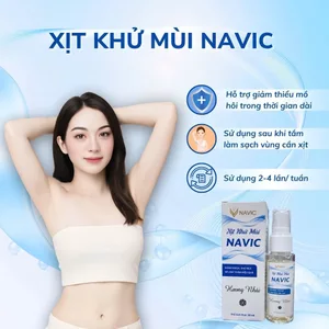 Xịt khử mùi cơ thể Navic hương nhài