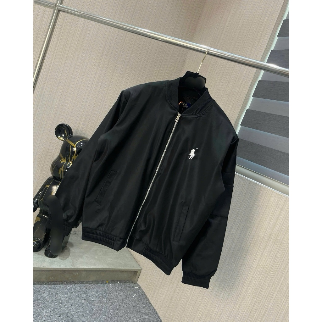 Áo Khoác nam BOMBER họa tiết thêu trần bông phong cách trẻ trung form chuẩn