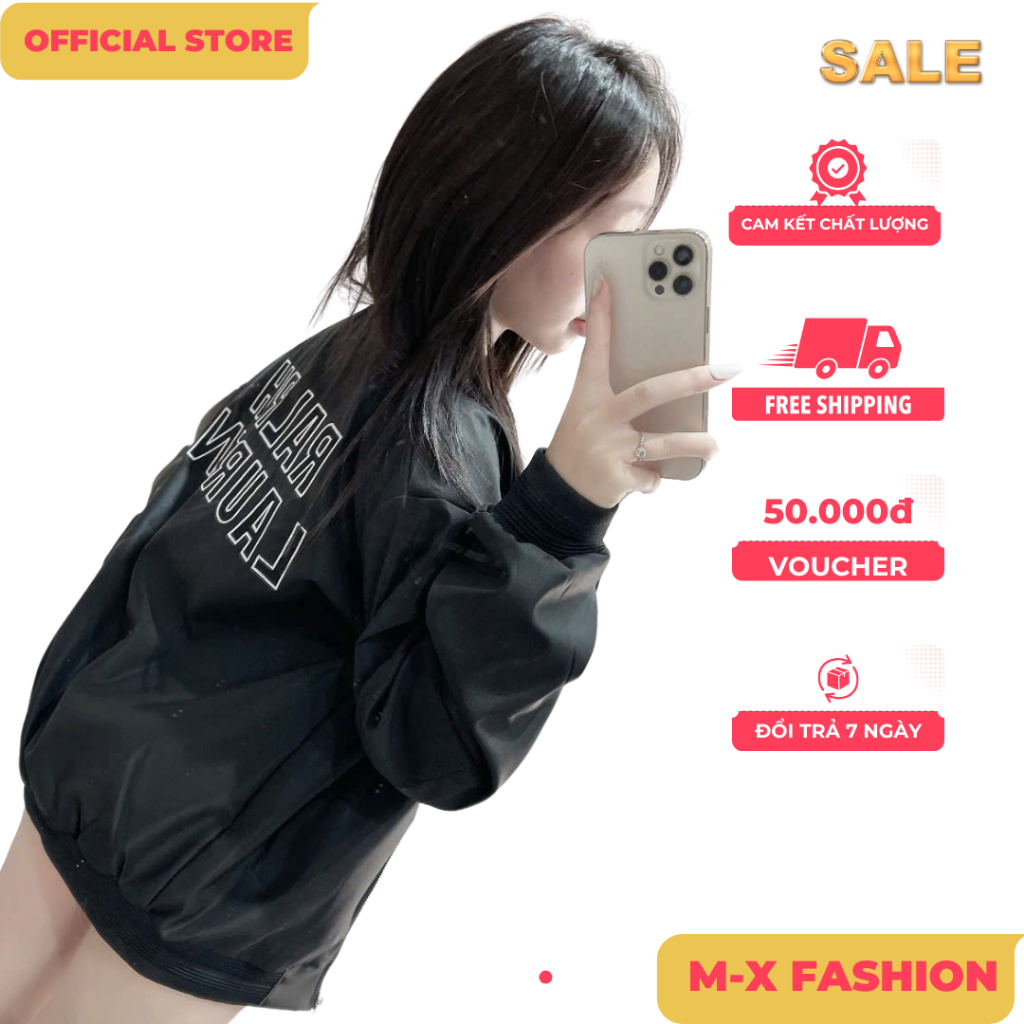 Áo Khoác nam BOMBER họa tiết thêu trần bông phong cách trẻ trung form chuẩn