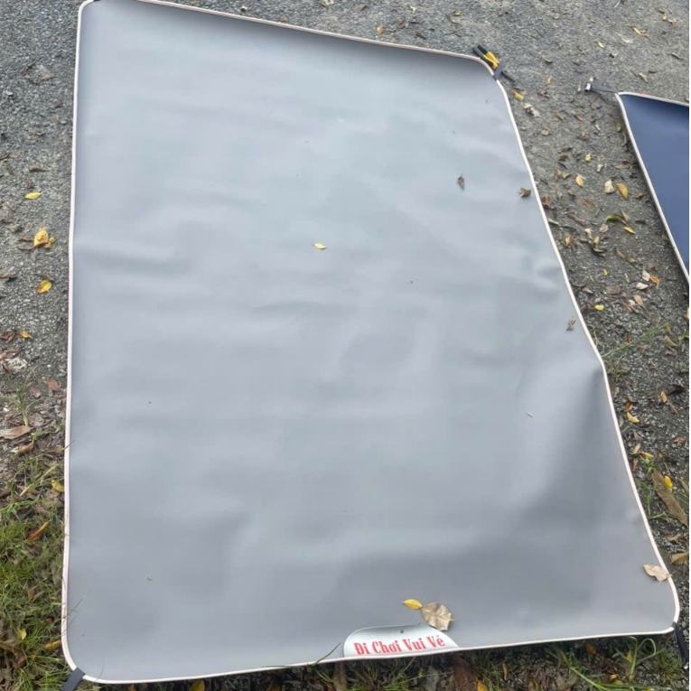 Thảm Bạt Dầy Bền 5 NĂM Dã Ngoại Camping Cắm Trại Polyester 1m4 x 2m Chống Nước TUYỆT ĐỐI, Thảm Lót Lều
