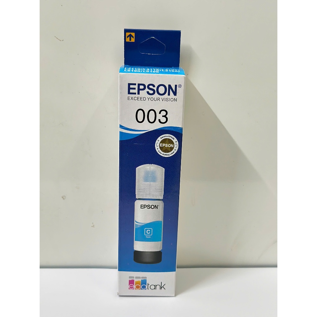 Mực In Chính Hãng Epson 003 Cho Máy L1110/L3110/L3150/L5190/L1216/l1210/L3216/L3210/L3250/L3256/L3550/...