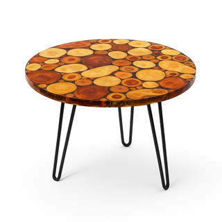 (BCF1) Bàn Cafe Lộc Mộc Epoxy Resin - Bàn cafe ngoài trời, kháng nước tuyệt đối, độ bền vĩnh cửu