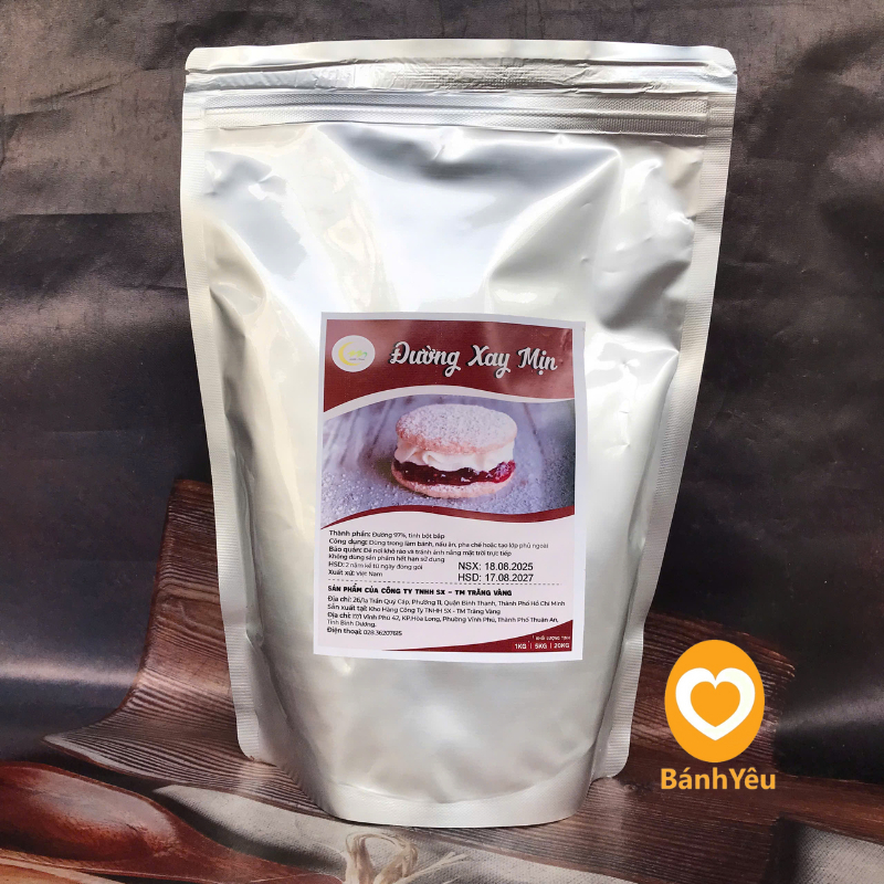 Đường xay/ Đường bột làm bánh 200g/ 500g/ 1kg