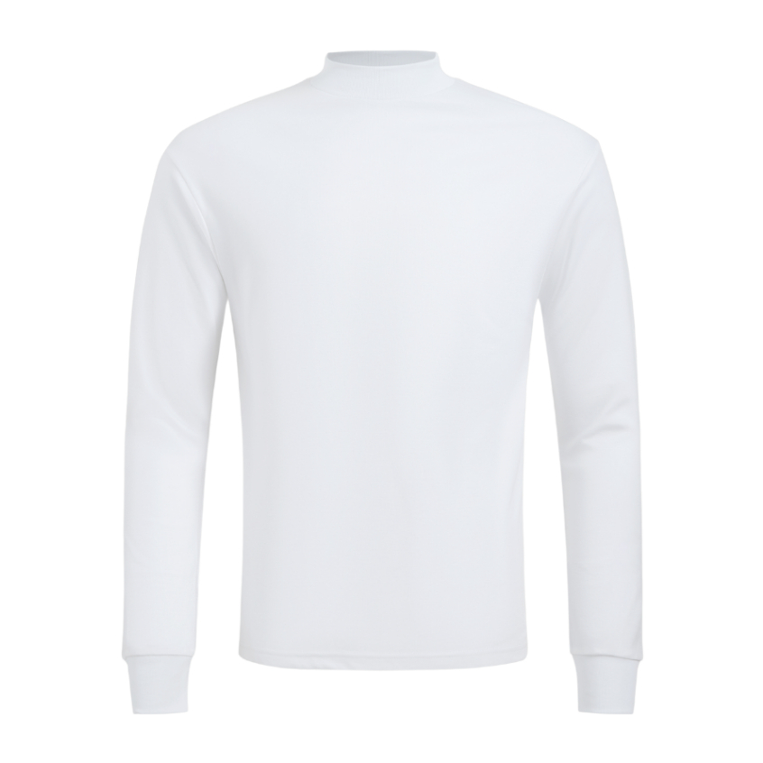 Áo thun Nam GIỮ NHIỆT TAY DÀI chất Thun Cotton Nỉ, Thoáng Khí, Cổ Cao, Giữ Ấm, Co Dãn - SHINGHAI