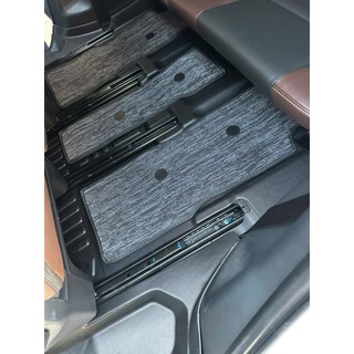 Thảm lót sàn ô tô TOYOTA FORTUNER TOPCAR chất liệu nhựa TPE nguyên sinh cao cấp không chứa chất độc hại