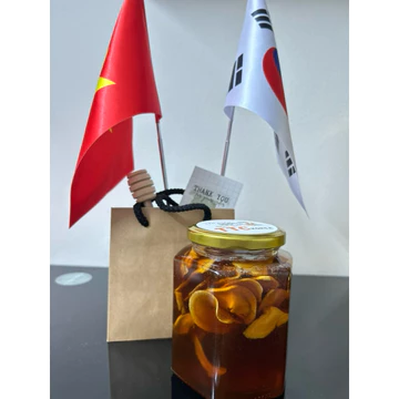 SÂM TƯƠI NGÂM MẬT ONG 500ML - SÂM CHUẨN 6 NĂM TUỔI