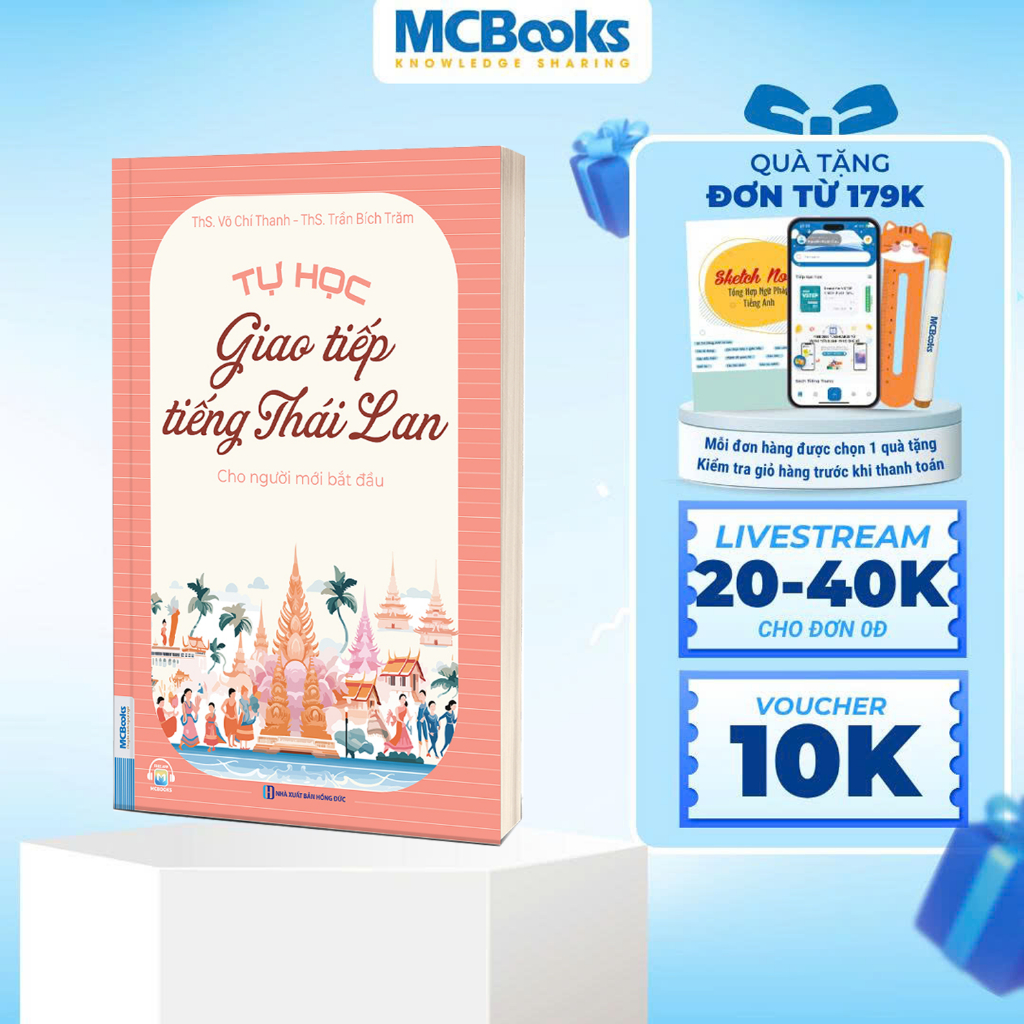 Sách - Tự Học Giao Tiếp Tiếng Thái Lan Cho Người Mới Bắt Đầu