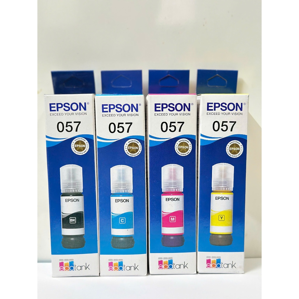 Bộ mực Epson 057 Đen, Xanh, Đỏ, Vàng – Cho máy L8050/ L18050 (chính hãng)