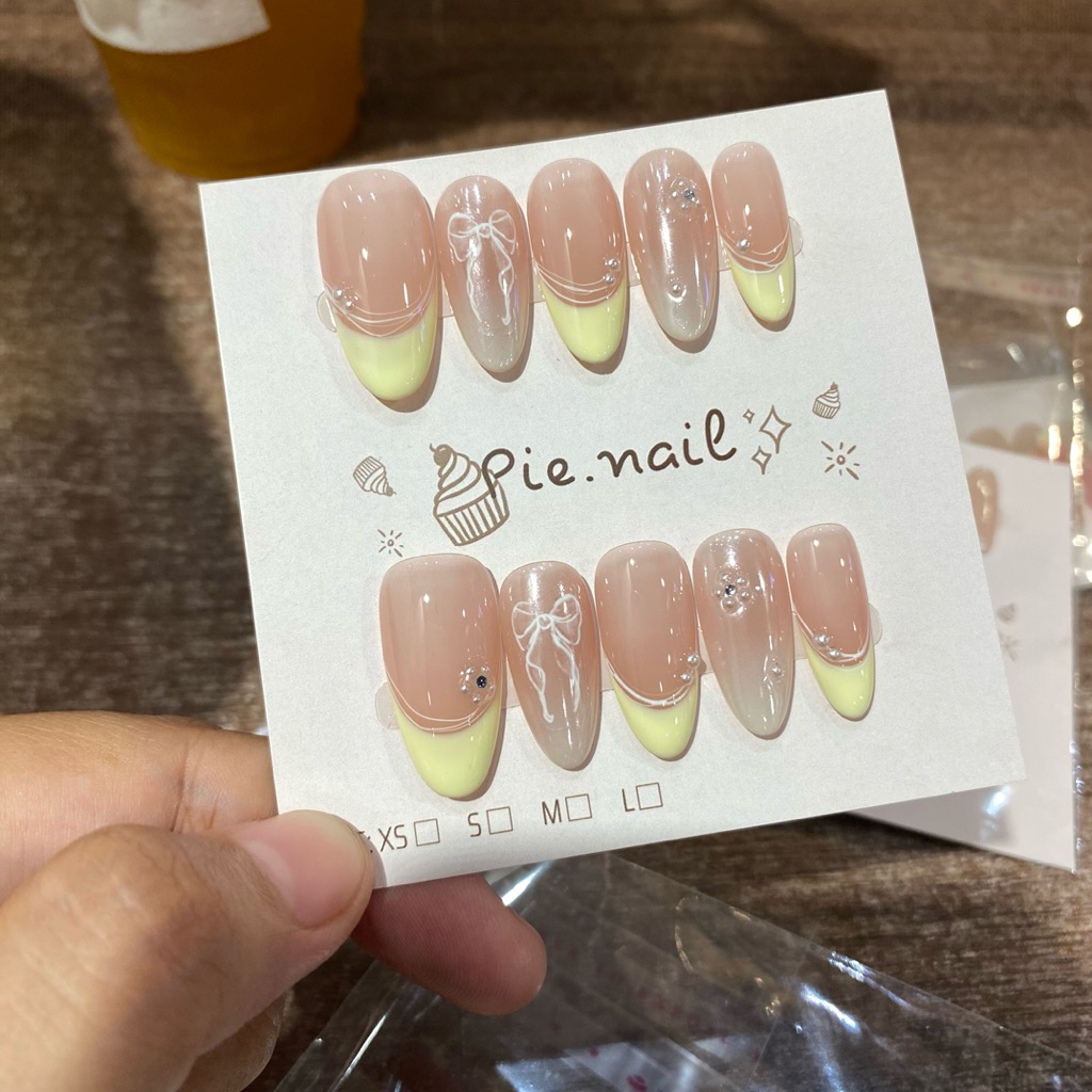 410. nailbox thạch nude hồng fen vàng mix tráng gương trong
