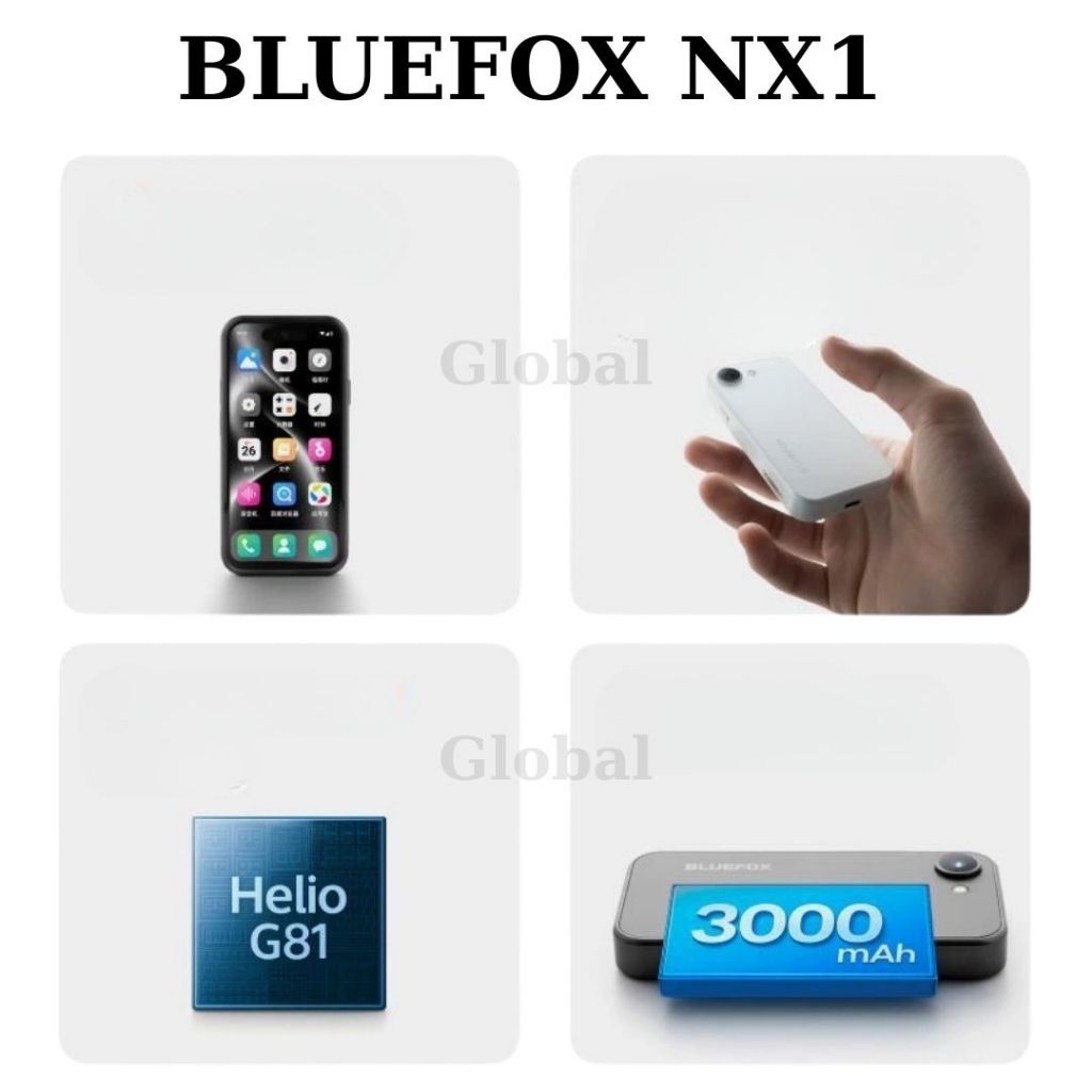 Bluefox NX1 – Smartphone mini toàn màn hình, thiết kế nhỏ gọn | Shopee ...