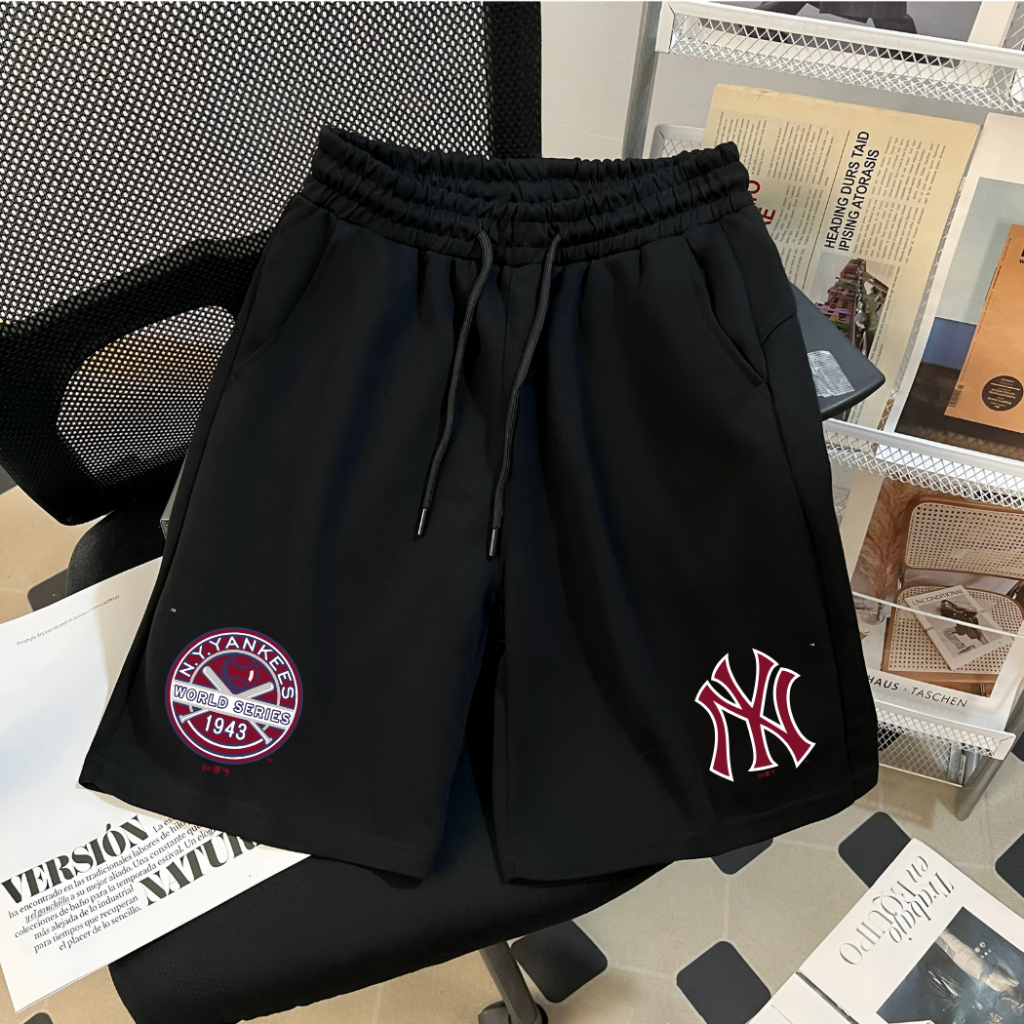 [Nỉ Cao Cấp] Quần Short NYC New York LA Boston Dáng Ngắn Nam Nữ Nỉ Cao Cấp Đứng Form Không Xù Bai Nhão QS009