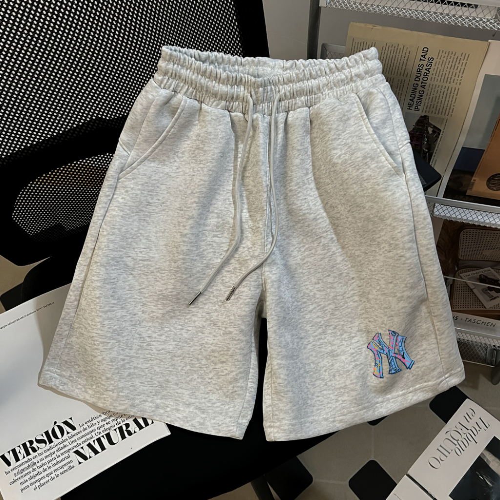 [Nỉ Cao Cấp] Quần Short NYC New York LA Boston Dáng Ngắn Nam Nữ Nỉ Cao Cấp Đứng Form Không Xù Bai Nhão QS009