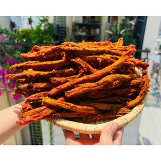 THUYTIENFOOD Khô Trâu Que – Túi 250gr/500gr – Đặc Sản Ăn Vặt – Cay Mặn Đậm Đà, Thơm Ngon Chuẩn Vị