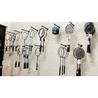 [ Móc treo bắn vít ]  Treo vợt cầu lông, vợt tetnis, vợt pickleball có 5 móc râu nhỏ