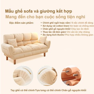 XUXU ghế sofa giường 2 in1 thiết kế gập gọn cho phòng ngủ phòng khách căn hộ nhỏ & nhà cho thuê