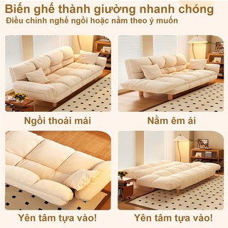 XUXU ghế sofa giường 2 in1 thiết kế gập gọn cho phòng ngủ phòng khách căn hộ nhỏ & nhà cho thuê