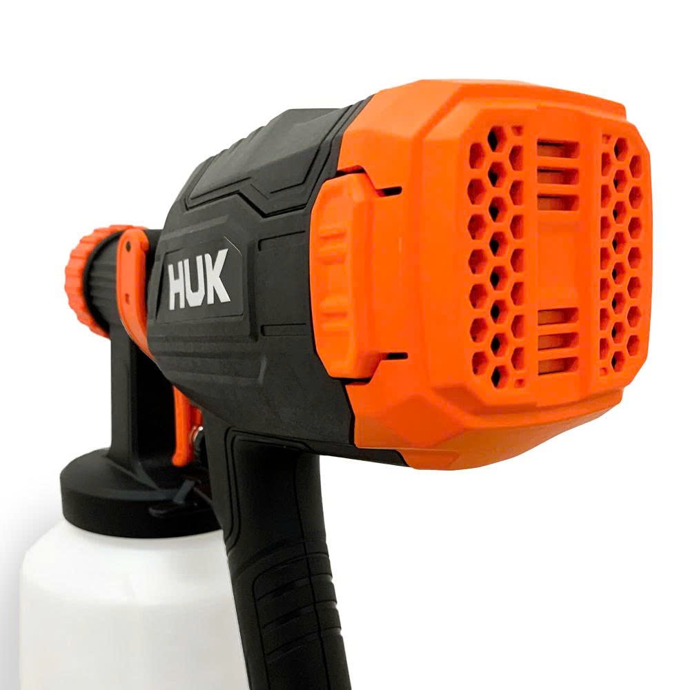 Máy Phun Sơn HUKAN (Gen1) G3-PSD1411 |Công Suất 900W, 4 Vòi Phun (1.5–2.6mm), Bình Chứa 1400ml, 3 Kiểu Phun, Dây Điện 5M