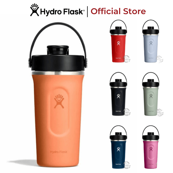 Bình lắc giữ nhiệt Hydro Flask 710ml Insulated Shaker Bottle 24 oz chính hãng, giữ nhiệt tốt