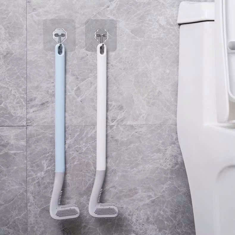 Cọ Toilet Đầu Silicon, Cọ Bồn Cầu Đầu Cong
