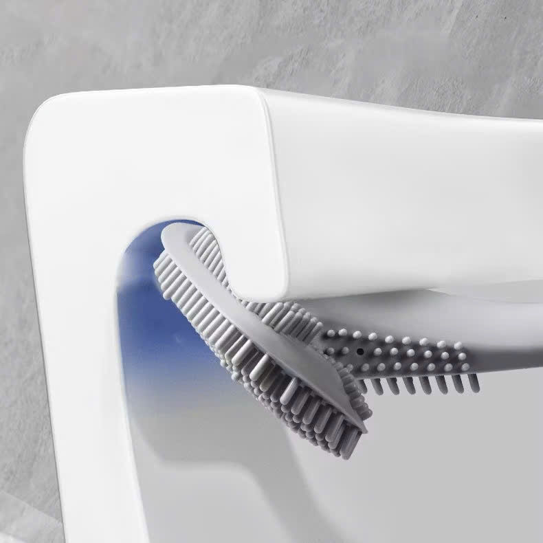 Cọ Toilet Đầu Silicon, Cọ Bồn Cầu Đầu Cong