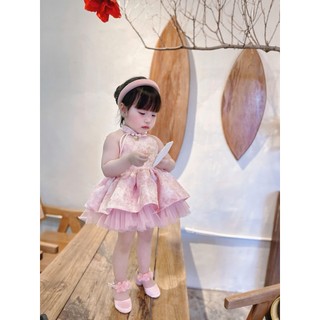 Bờm trơn màu hồng ChoiChuu cho bé gái