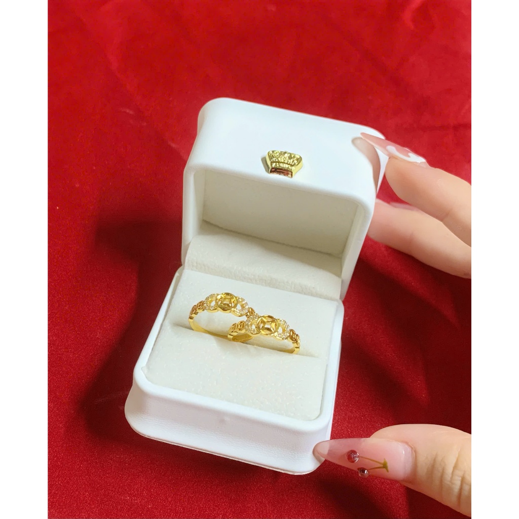 Women's Gold-Plated Feng Shui Ring by Trang sức Bạc Xinhh