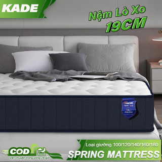 Nệm lò xo KADE lò xo liên kết 19cm Nâng Đỡ Trọn Vẹn giấc ngủ Nệm Khách Sạn giá tốt bảo hành 10 năm