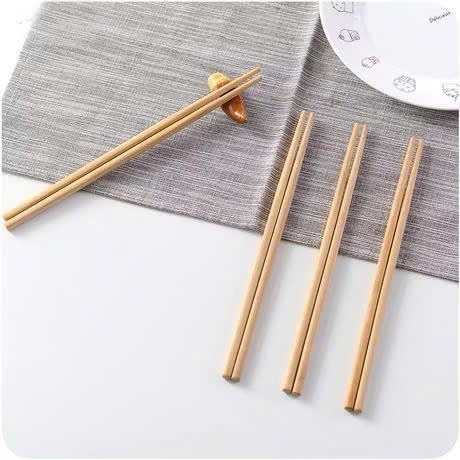 (Bộ 10 Đôi) Đũa Tre, Đũa Dừa Đũa Gỗ Tự Nhiên Đũa Ăn Cao Cấp An Toàn Sức Khỏe
