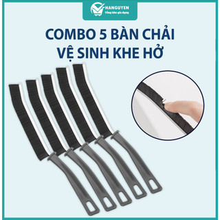 Combo 5 bàn chải vệ sinh khe hở đa năng nhỏ gọn làm sạch nhà tắm bếp cửa #A9