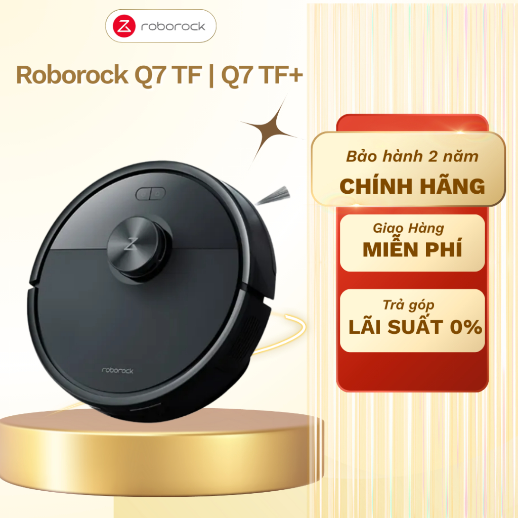 Robot hút bụi lau nhà Roborock Q7 TF| Q7 TF+ lực hút 10000Pa | Shopee ...