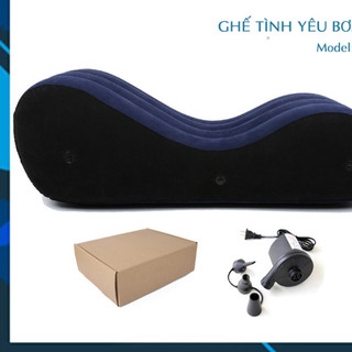 FREESHIP - Ghế tình yêu bơm hơi cao cấp AMONO kèm bơm điện, Sofa cao cấp Tiện LợI
