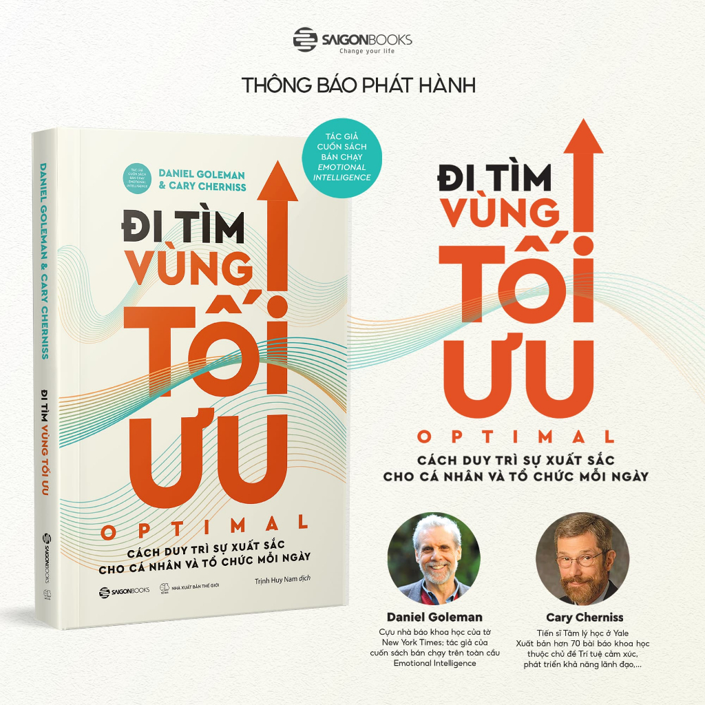 Sách - Đi Tìm Vùng Tối Ưu - OPTIMAL Duy Trì Sự Xuất Sắc Mỗi Ngày Bằng Trí Tuệ Cảm Xúc