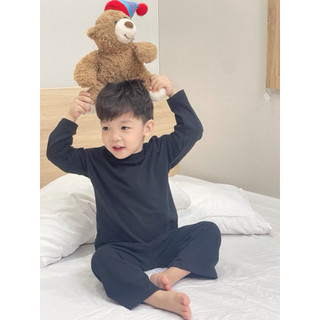 Bộ thu đông cho bé trai bé gái Batala Kids, SET ĐỒ DÀI TAY CHẤT THUN LẠNH 5 MÀU từ 10-25kg