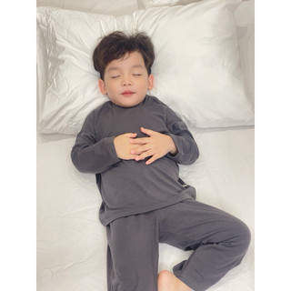 Bộ thu đông cho bé trai bé gái Batala Kids, SET ĐỒ DÀI TAY CHẤT THUN LẠNH 5 MÀU từ 10-25kg