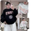 Áo Nỉ Đôi Sweater Nam, Nữ Form Rộng Chất Nỉ Tàu Dày Thêu Chữ OBHS Phong Cách Hàn Quốc