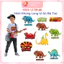 Hình Khủng Long ủi áo tại nhà