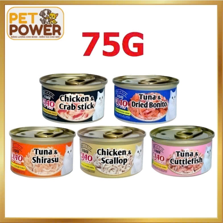 Pate cho mèo Ciao Lon 75gr