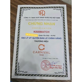 [Đủ màu] Đồng Hồ Cơ Nam Carnival Datejust 8131G Chính Hãng