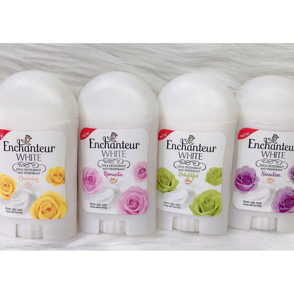 Sáp khử mùi trắng da Enchanteur Charming/ Romantic/ Delightful 40gr