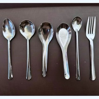 BỘ 10 Muỗng inox thìa inox cán dài (LỒNG TO CÁN DÀI) - HHome