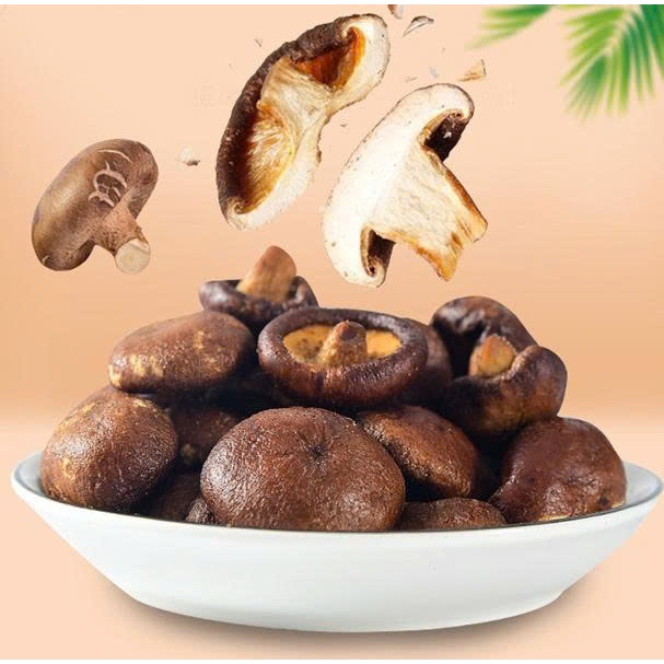 Nấm hương sấy giòn Wakamono Organic Sỉ 10 gói (55g/gói)– Không dầu, snack ăn vặt healthy giòn rụm, ngọt tự nhiên.
