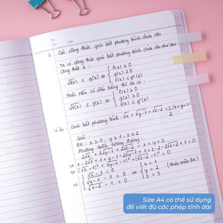 [TẶNG BÚT] Vở A4 Kẻ Ngang 200 Trang CLASSMATE, Sổ Giáo Án A4 260 /300 Trang Giấy 70gsm Không Thấm Mực Dùng Ghi Chép