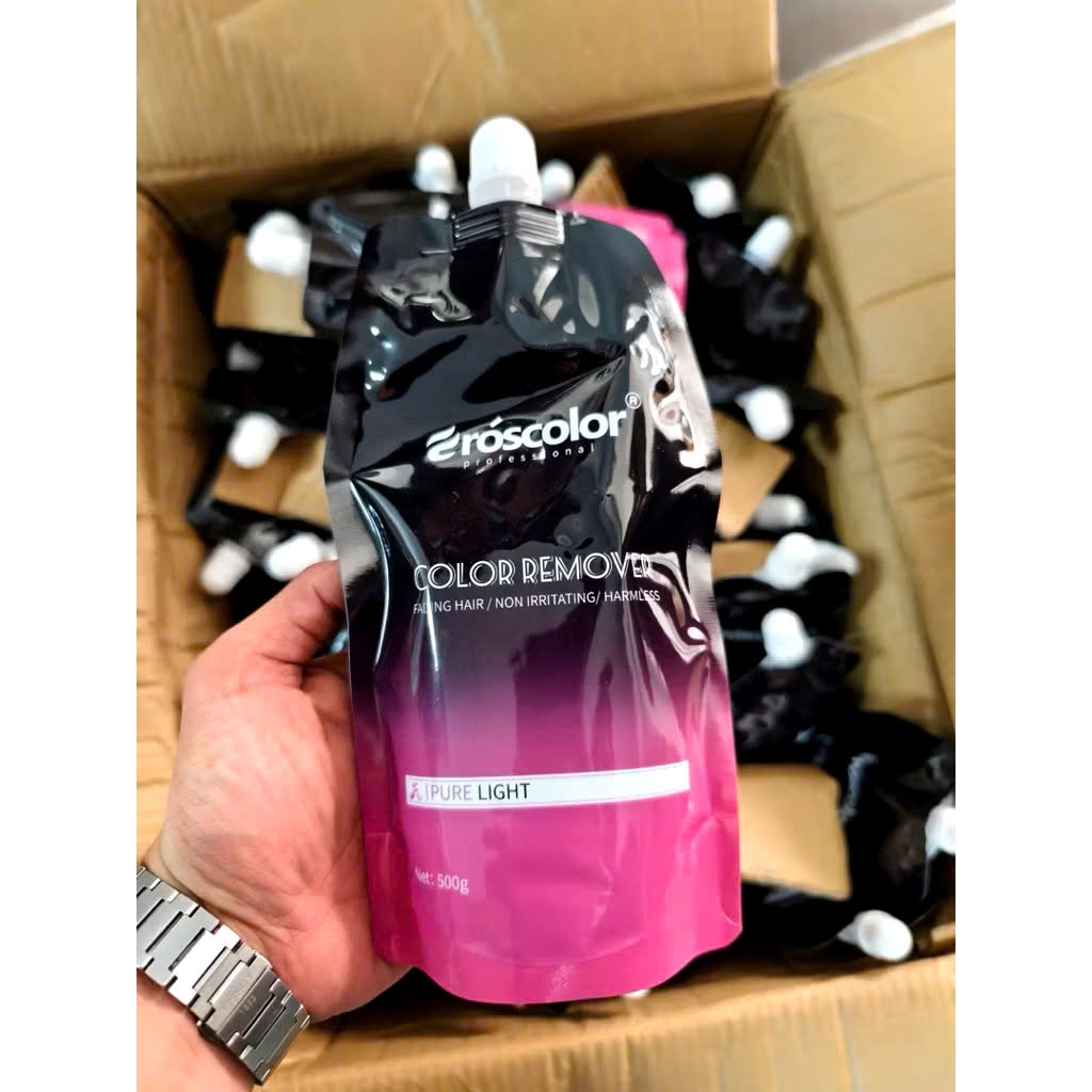 Bốc Màu Tóc Nhuộm, Nâng Nền Siêu Sáng Eroscolor | Made in China | 500ml