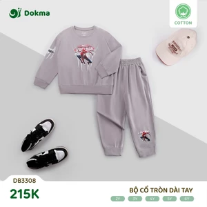 Bộ Dài Tay Cotton Bé Trai Dokma DB1413 DB2426 DB2428 DB1551 DB3290 DB1836 DB3247 DB3295 DB3308