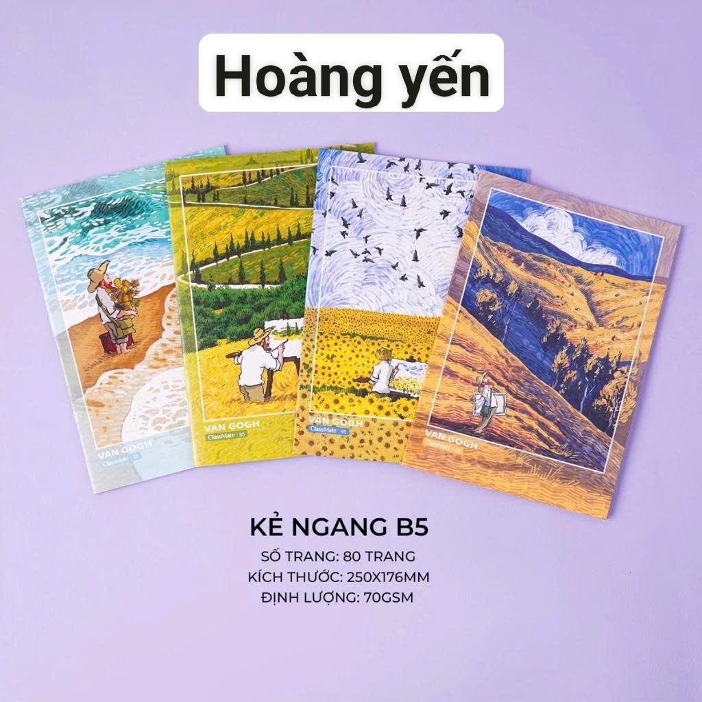 Combo 5/10 Vở Kẻ Ngang B5 MONDEZ - CLASSMATE 72/80/120/200 Trang Vở Viết 60/70gsm Bìa Thiết Kế Đẹp - Hoàng Yến