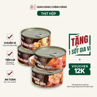 Thịt Kho Tàu, Kho Tiêu, Kho Mắm Ruốc, Xíu Mại Hộp 180 Gram - THẾ GIỚI SỐT - Thịt Hộp Đồ Ăn Liền