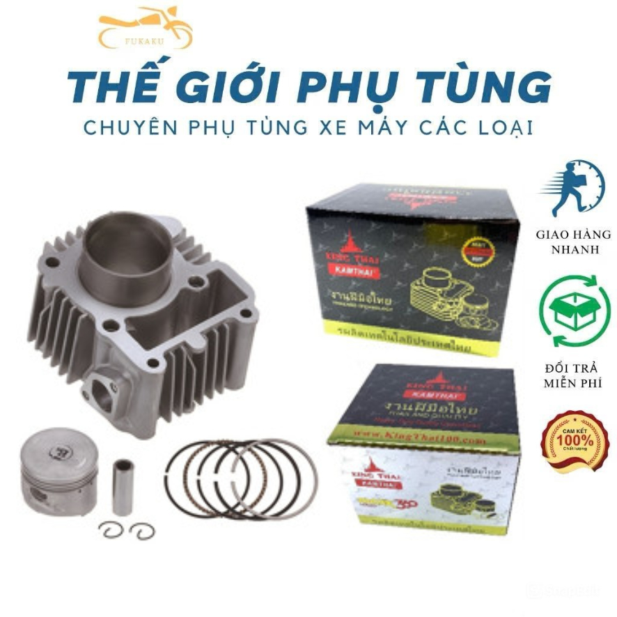 Bộ Nòng Xi-Lanh Xe Sirius, Jupiter 110cc King Thai