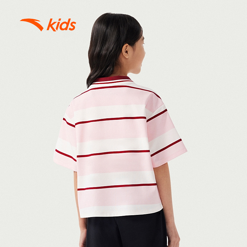 Áo Polo Thời Trang Thể Thao Bé gái ANTA KIDS Sleeve Polo Shirt 3625B8105