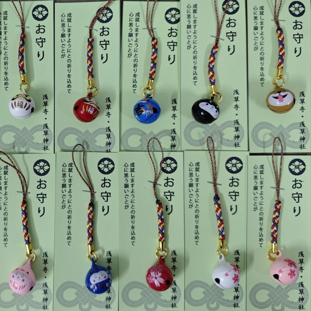 [QUÀ TẶNG NHẬT BẢN] MÓC KHOÁ CHUÔNG KIM LOẠI MÓC ĐIỆN THOẠI NEKO DARUMA/TÚI VÍ CHUÔNG HOẠ TIẾT NHẬT XINH XẮN