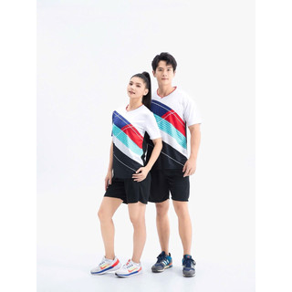 Bộ Quần Áo Pickleball Cầu Lông, Bóng Bàn, Bóng Chuyền Nam Nữ vải mè kim, thoáng khí, co giãn, đủ size  2003,4,5
